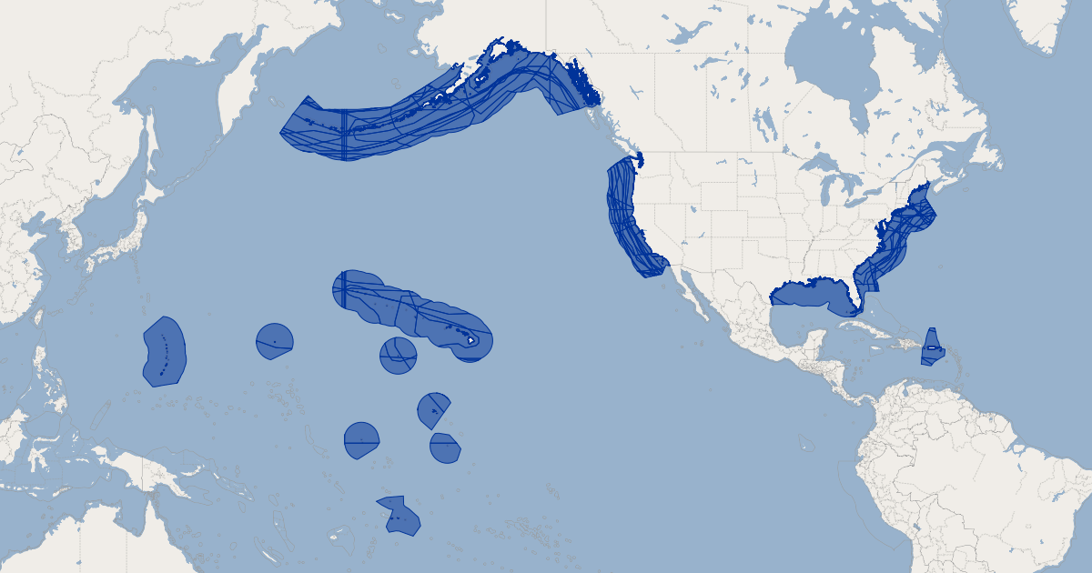 Leatherback Sea Turtle Range Map