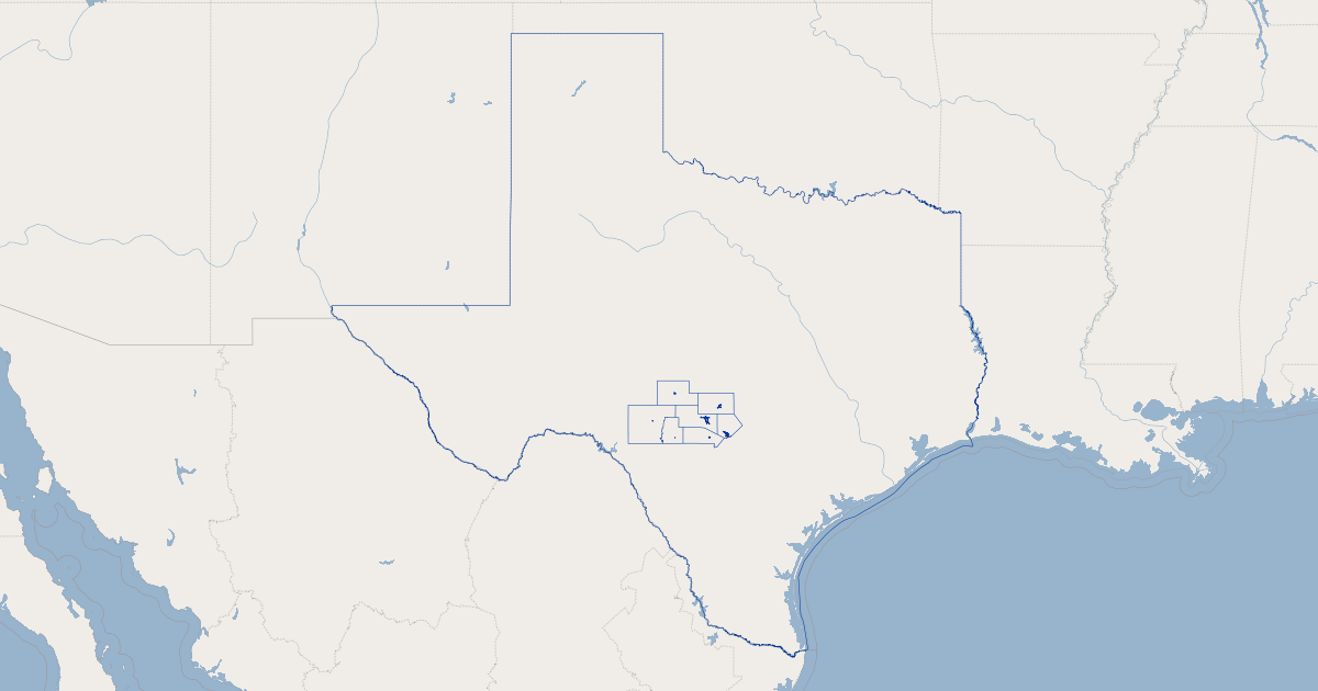 Kerrville, Texas County Boundary Line United States of America GIS