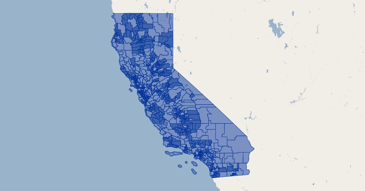 California School Districts GIS Map Data State Of California Koordinates