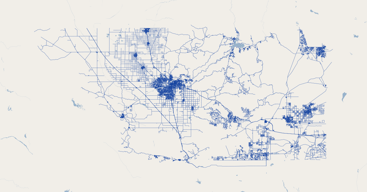 Kern County CA Road Centerlines GIS Map Data Kern County California Koordinates