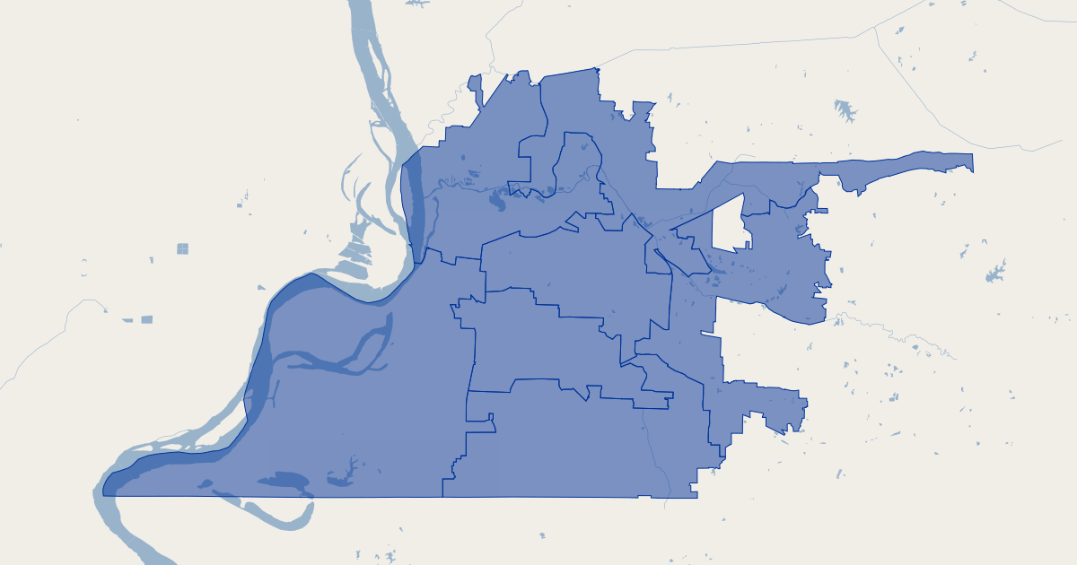 Memphis, TN Council Districts GIS Map Data City of Memphis