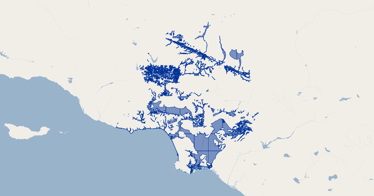 Los Angeles County Liquefaction Zones  GIS Map Data  Los Angeles 