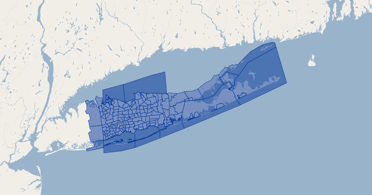 Elevation Map Suffolk County Ny - United States Map